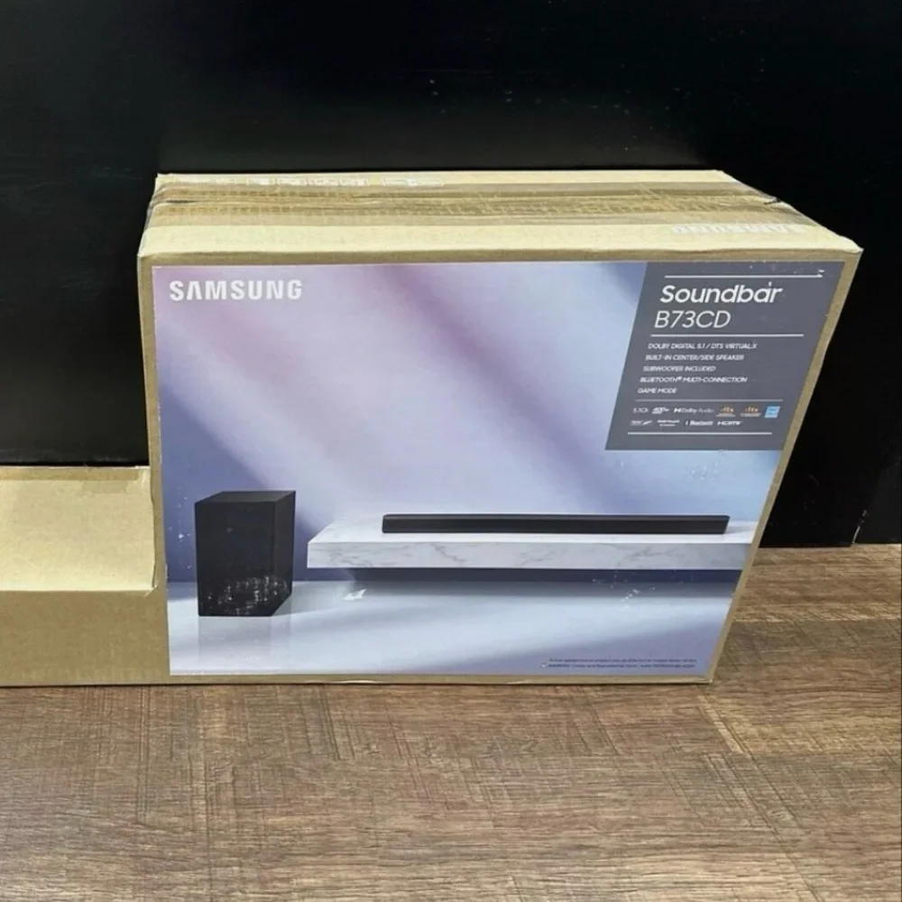 Samsung Soundbar B73CD in Black with Subwoofer